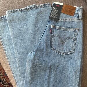 Levi's ribcage full length Wide Leg Jeans